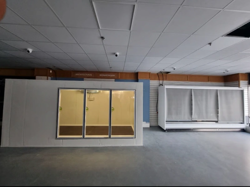 Glass Cold Room & Freezer Room 1